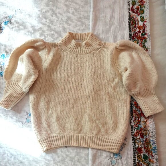 Wool Edwardian Cottagecore Sweater - Picture 1 of 11
